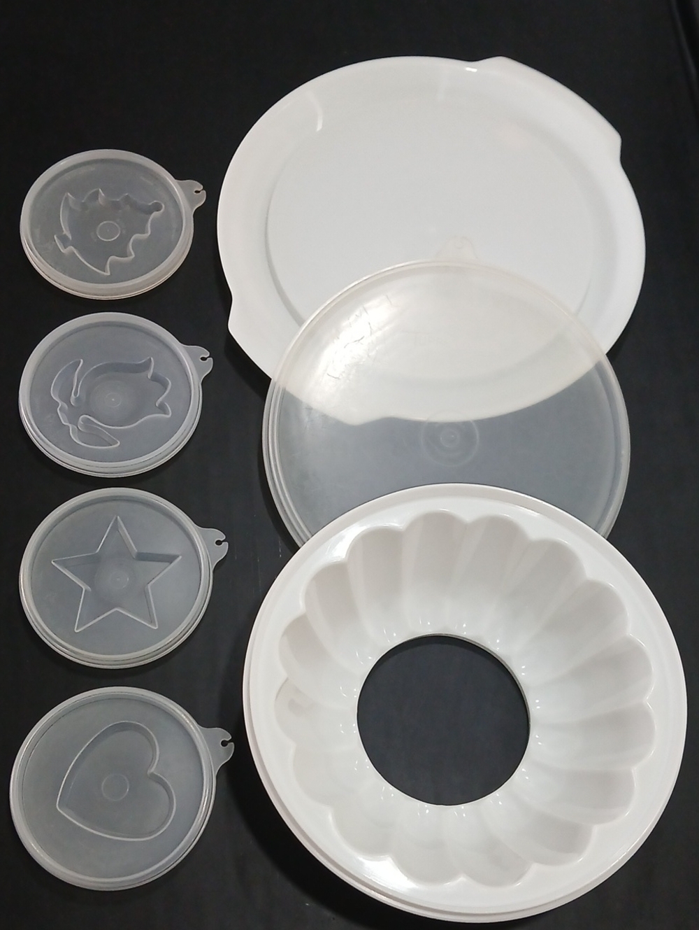 🥮Vintage Tupperware Jello Jelly Mold Set